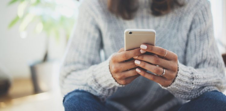 A woman on her cell phone. A woman on her cell phone.