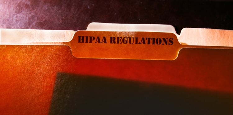 Shadow falls on HIPAA regulations file.