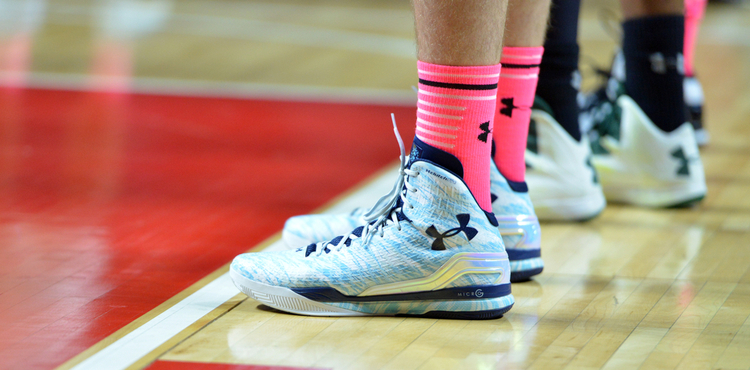 Athletes wearing Under Armour. Athletes wearing Under Armour.