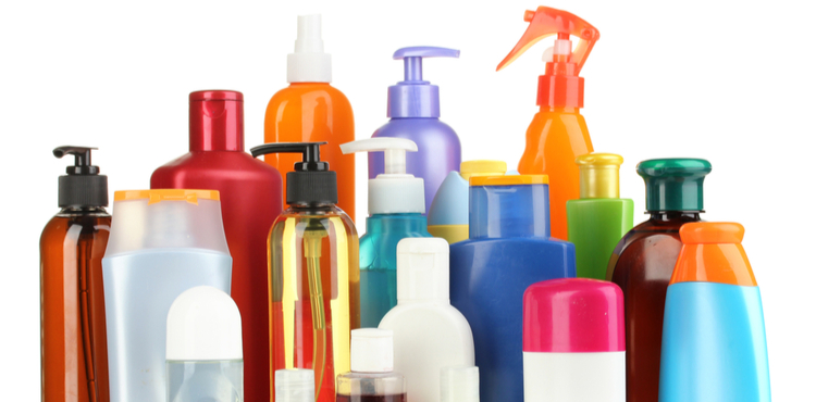 A bunch of different personal care products. A bunch of different personal care products.