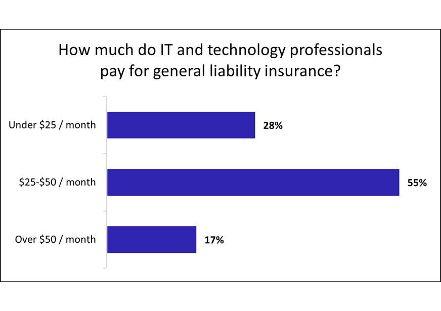 Cost of general liability insurance for IT businesses. Cost of general liability insurance for IT businesses.