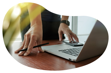 A small business owner calculating the cost of their surety bonds A small business owner calculating the cost of their surety bonds