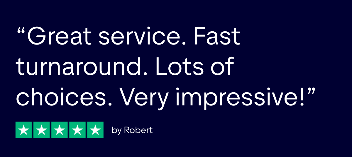 Trustpilot 5 star review: Great service. Fast turnaround. Lots of choices. Very impressive! Insureon customer Robert. Trustpilot 5 star review: Great service. Fast turnaround. Lots of choices. Very impressive! Insureon customer Robert.