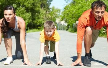 Family about to run.