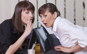Women gossiping.
