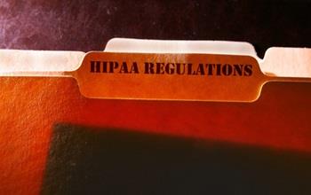 Shadow falls on HIPAA regulations file.