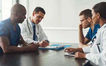 Medical team having a meeting