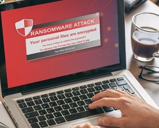 Business owner trying to access a ransomware attacked computer