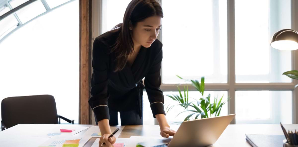 Aspiring business owner developing a tech startup business plan Aspiring business owner developing a tech startup business plan