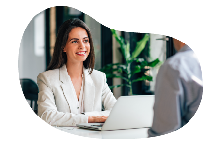 Financial advisor going through finance planning with client. Financial advisor going through finance planning with client.