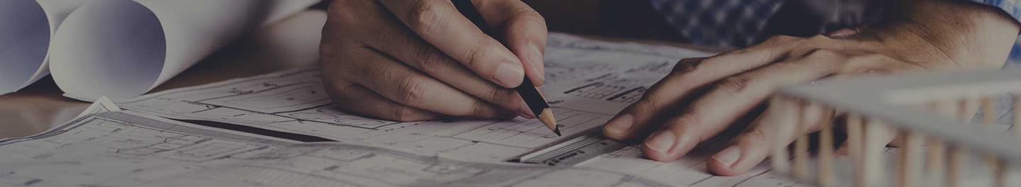 Draftsmen at work table.