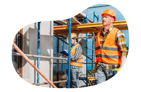 Property preservation contractor walking through a worksite. Property preservation contractor walking through a worksite.