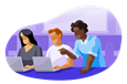 An education consultant training teachers on a new technique.