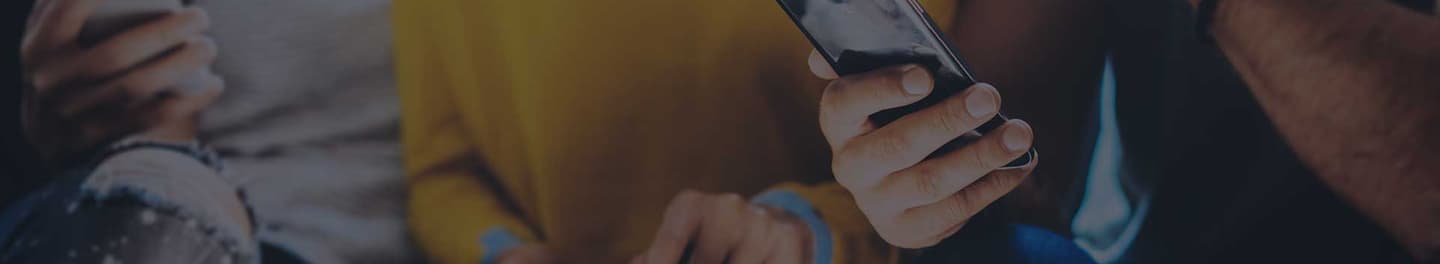 Marketing consultant reviewing mobile experience. Marketing consultant reviewing mobile experience.