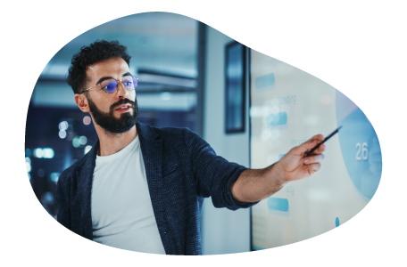 Marketing consultant giving a presentation on marketing strategies. Marketing consultant giving a presentation on marketing strategies.