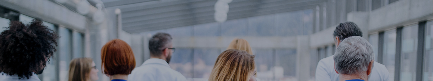 A team of medical professionals in a hospital.