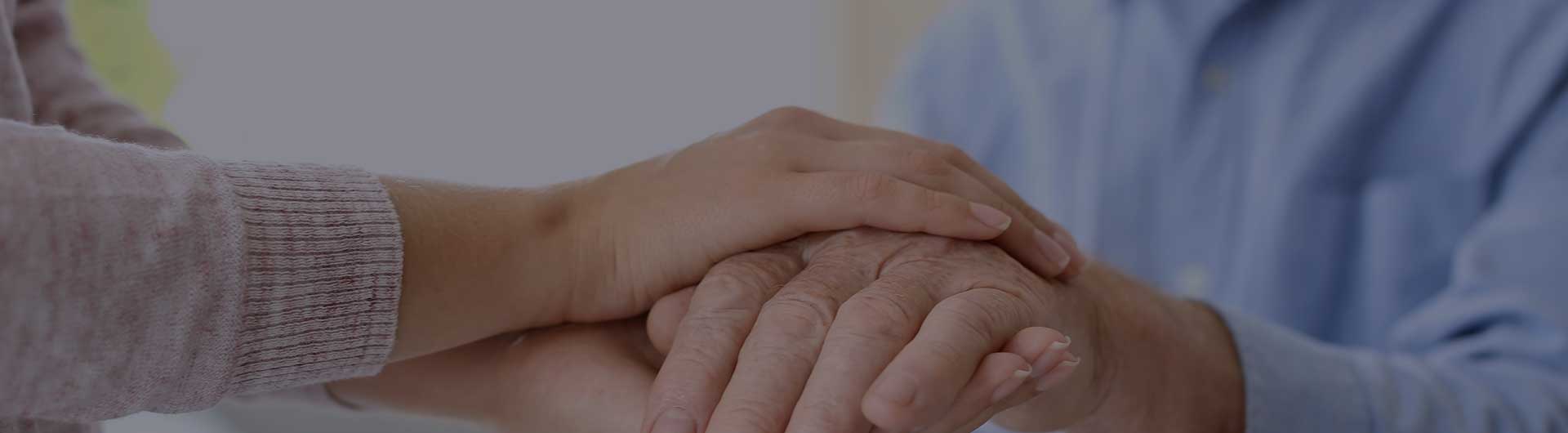 Helping hands on blurred background, closeup. Helping hands on blurred background, closeup.