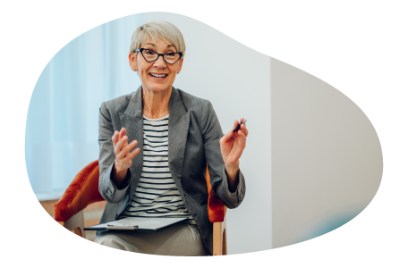 Psychiatrist speaking with a patient. Psychiatrist speaking with a patient.