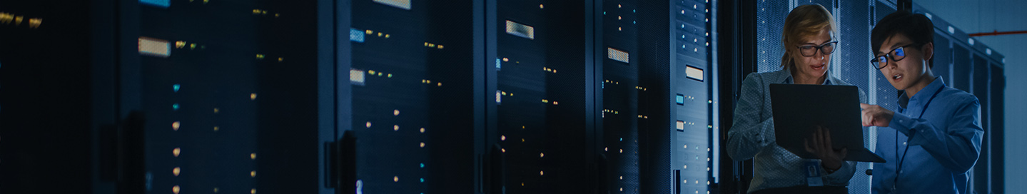 Two cybersecurity consultants testing out a new security system