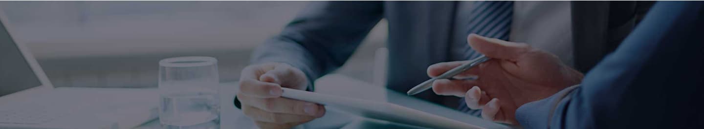 Two IT project managers in a meeting.