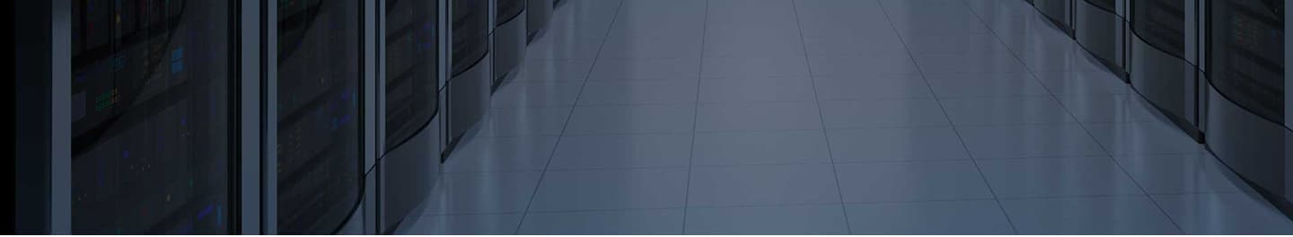 Large hallway of servers.