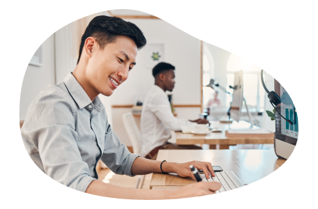 SEO and SEM consultants performing keyword research.