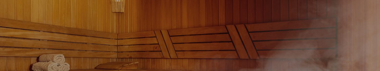 A traditional steam sauna.