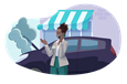 Hired and non-owned auto insurance accident coverage