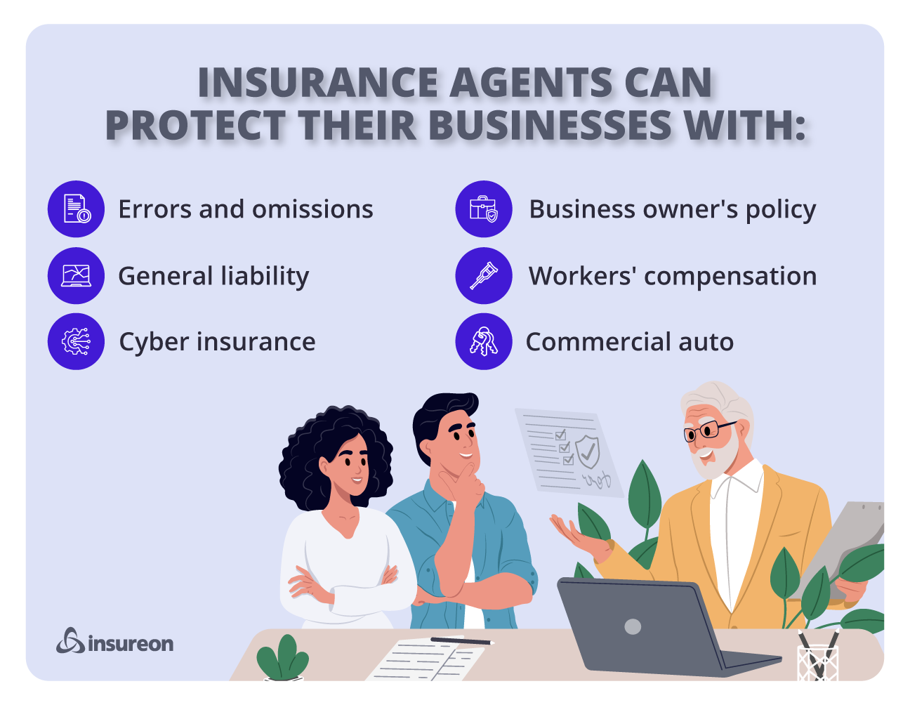 Recommended insurance policies for insurance professionals Recommended insurance policies for insurance professionals