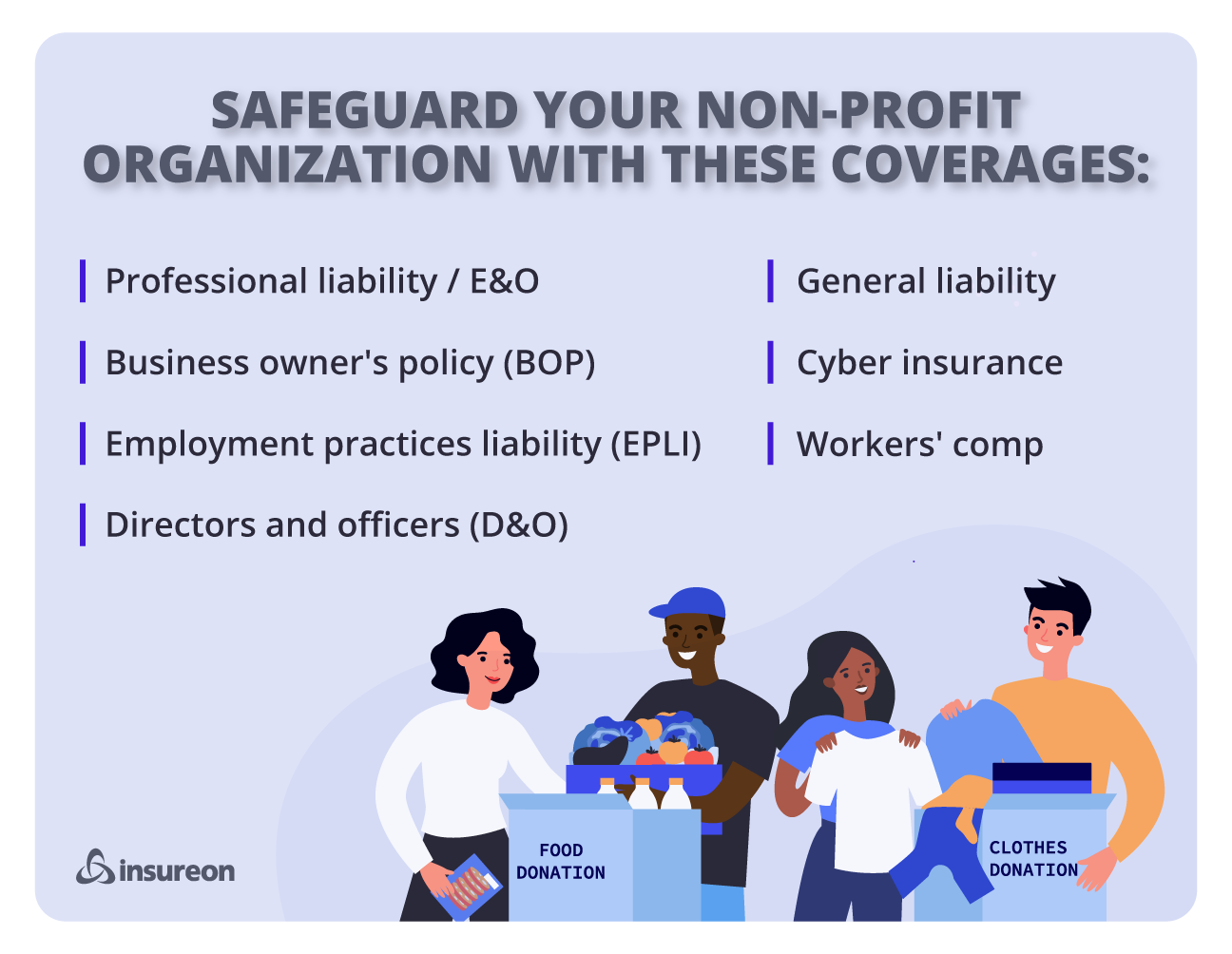 Recommend insurance for non-profit organizations. Recommend insurance for non-profit organizations.