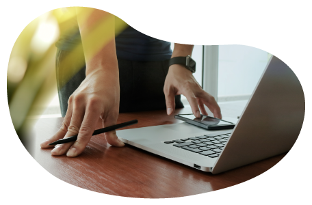 A small business owner calculating the cost of their surety bonds A small business owner calculating the cost of their surety bonds