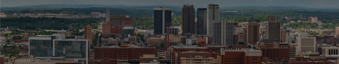 Birmingham city skyline