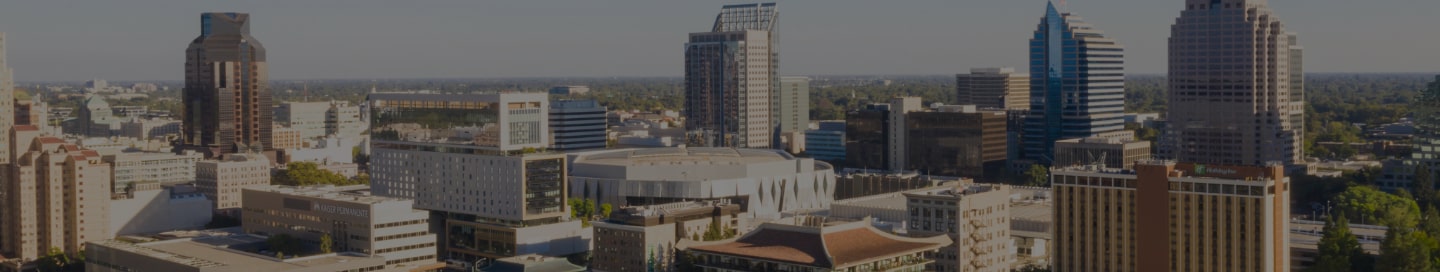 Sacramento city skyline