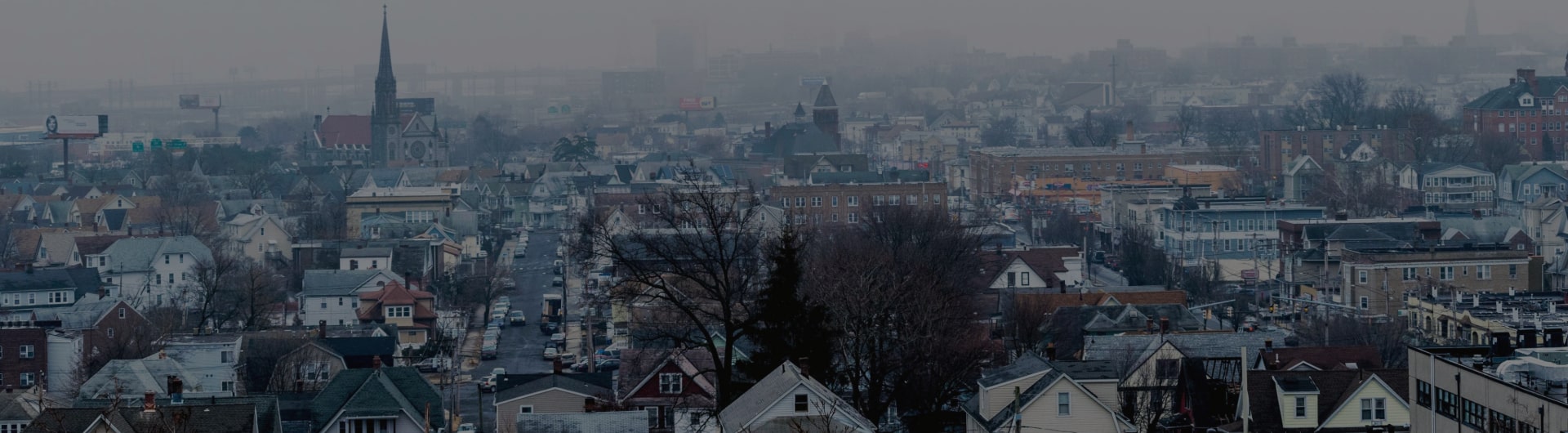 Bridgeport, CT city skyline