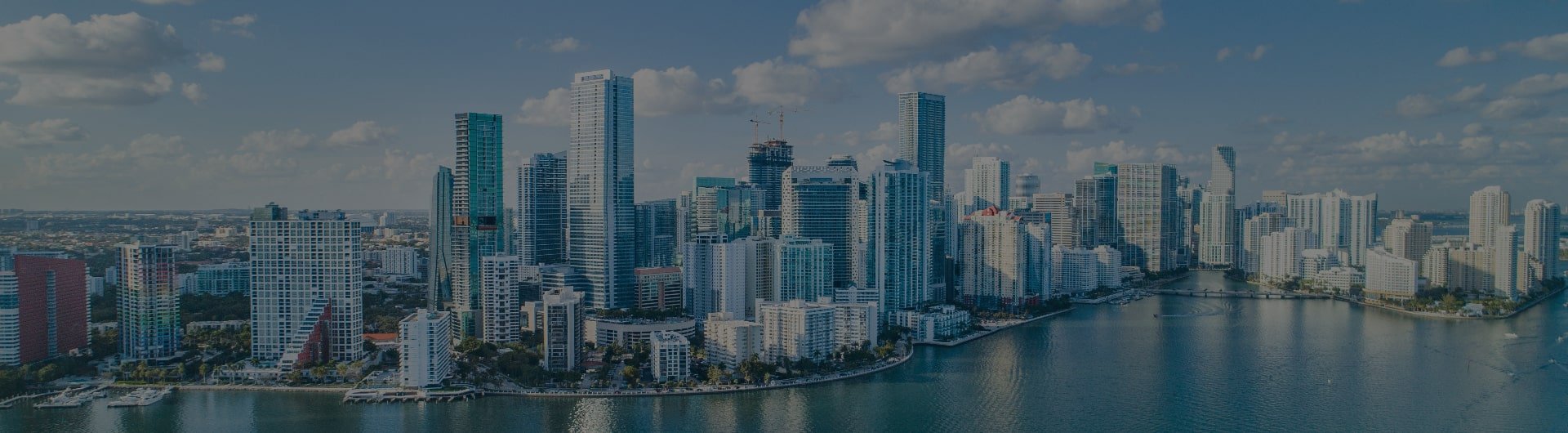 Downtown Miami waterfront.