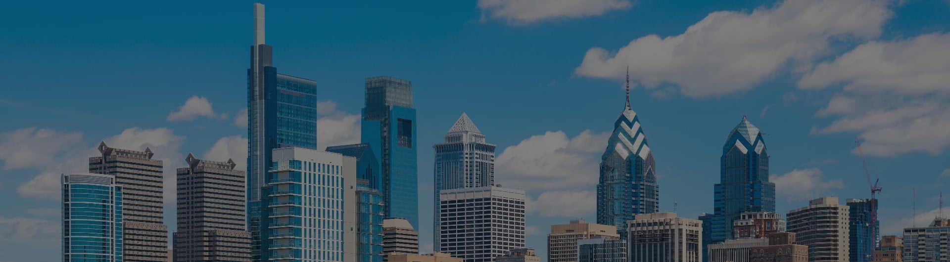 City skyline of Philadelphia, Pennysylvania. City skyline of Philadelphia, Pennysylvania.