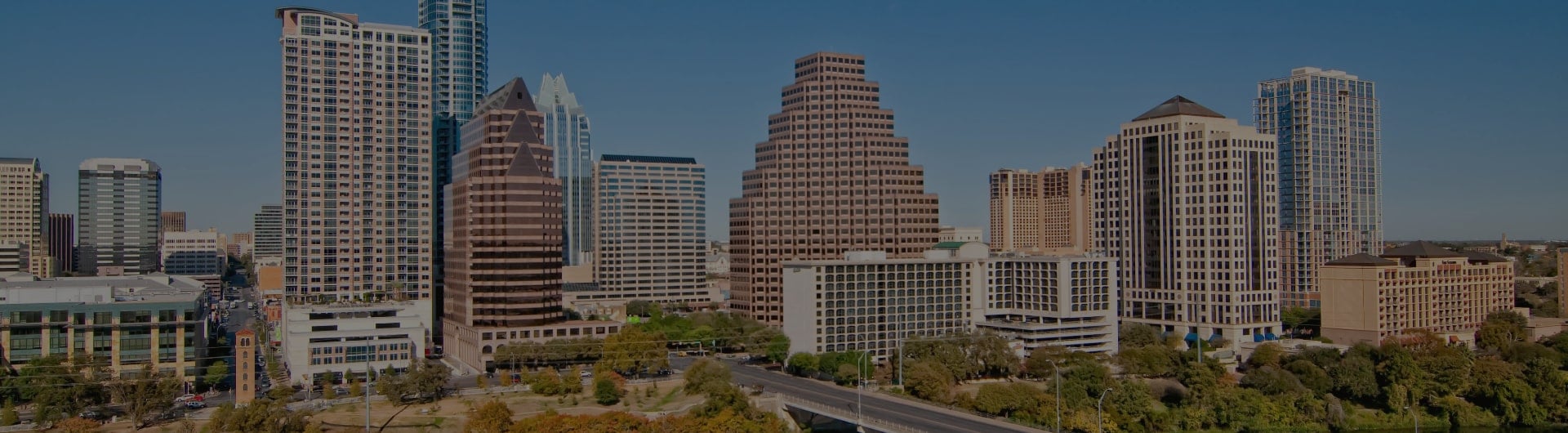 The Austin skyline district The Austin skyline district