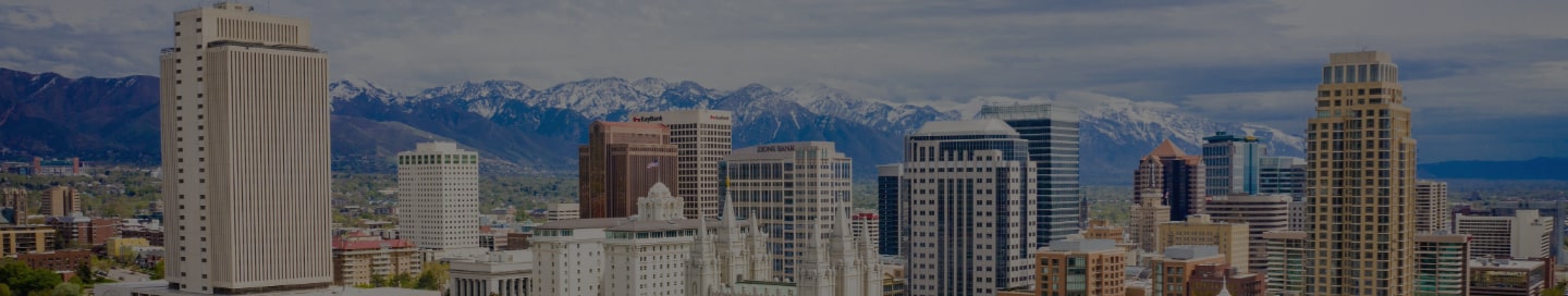Salt Lake City, Utah city skyline