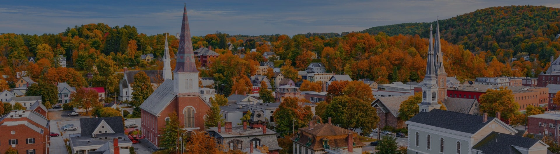 Burlington, VT city skyline