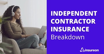 An independent contractor working on their business plan in a chair
